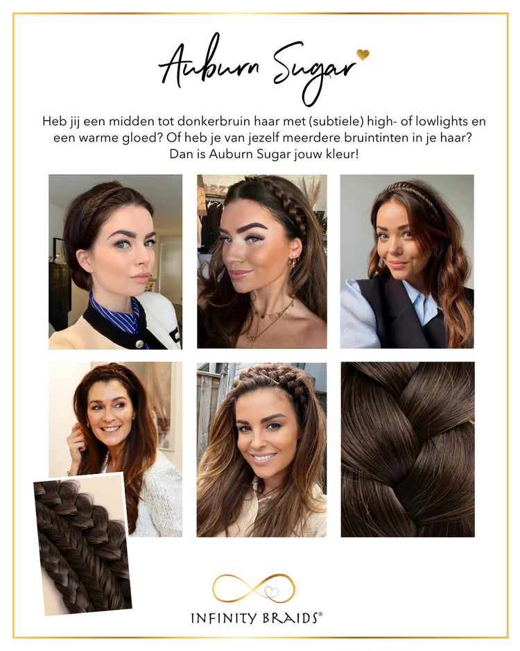 Infinity Braids Viènne Auburn Sugar