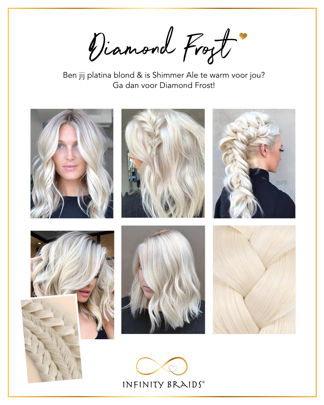 Infinity Braids Lizzy Diamond Frost