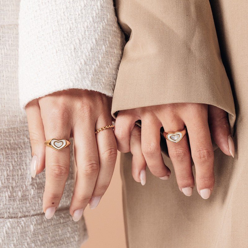 iXXXi Fame Ring “Lovina” White