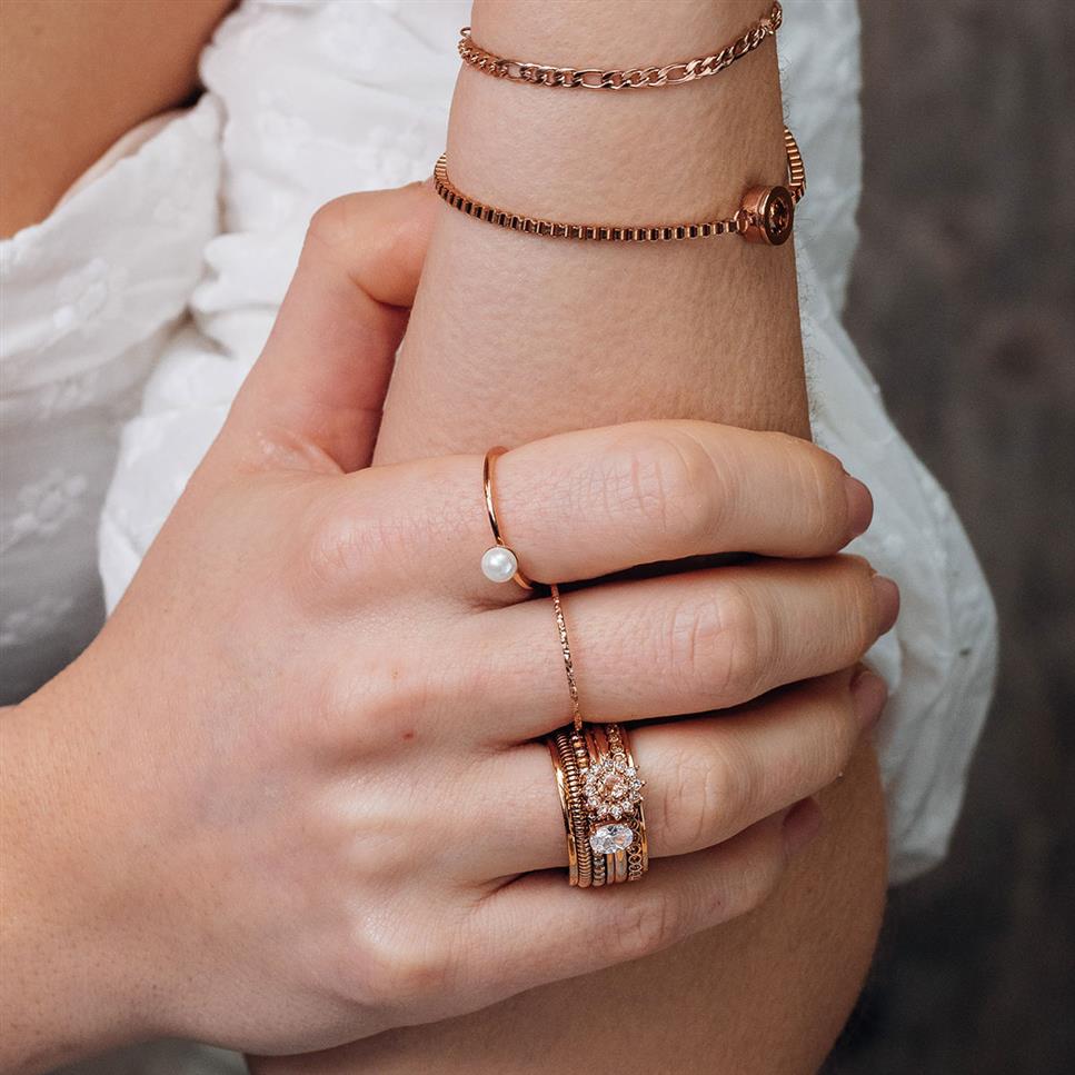 iXXXi Jewelry Vulring Lucia Small Peach