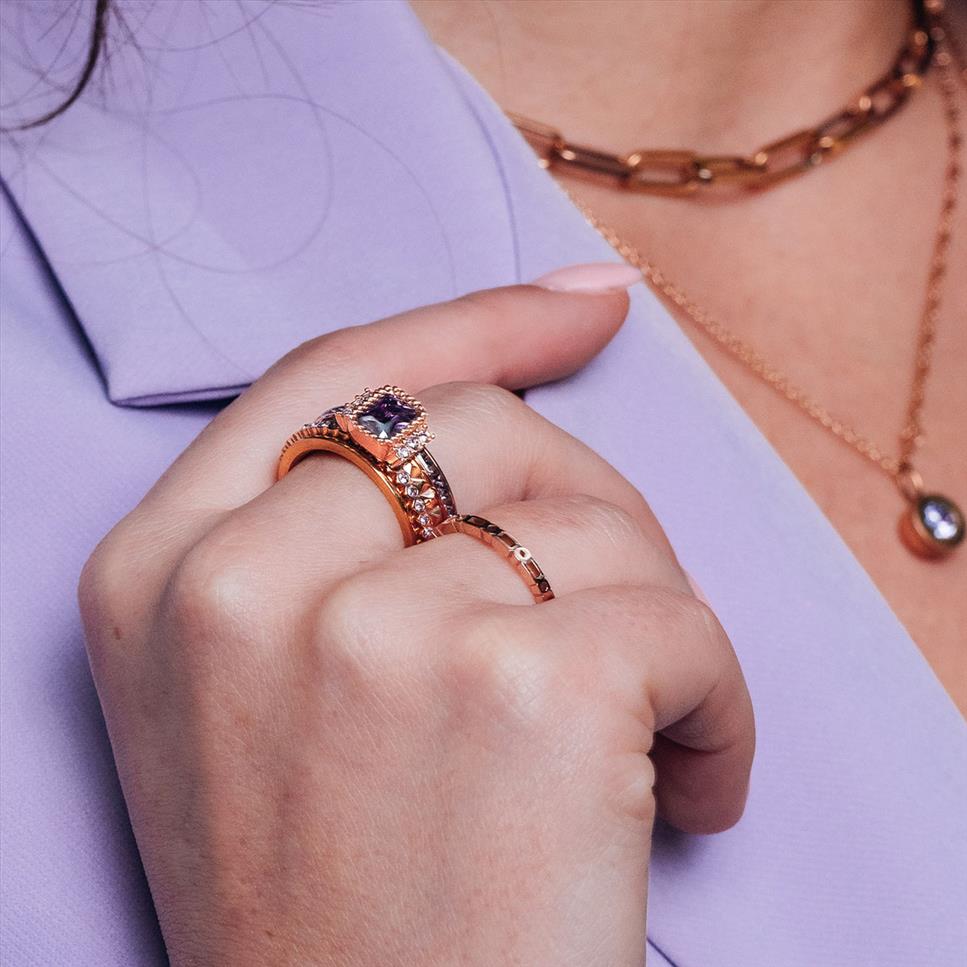 iXXXi Vulring Zirconia Tanzanite Rosé