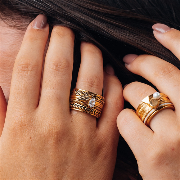 iXXXi Jewelry Vulring Symbol Feather 2mm