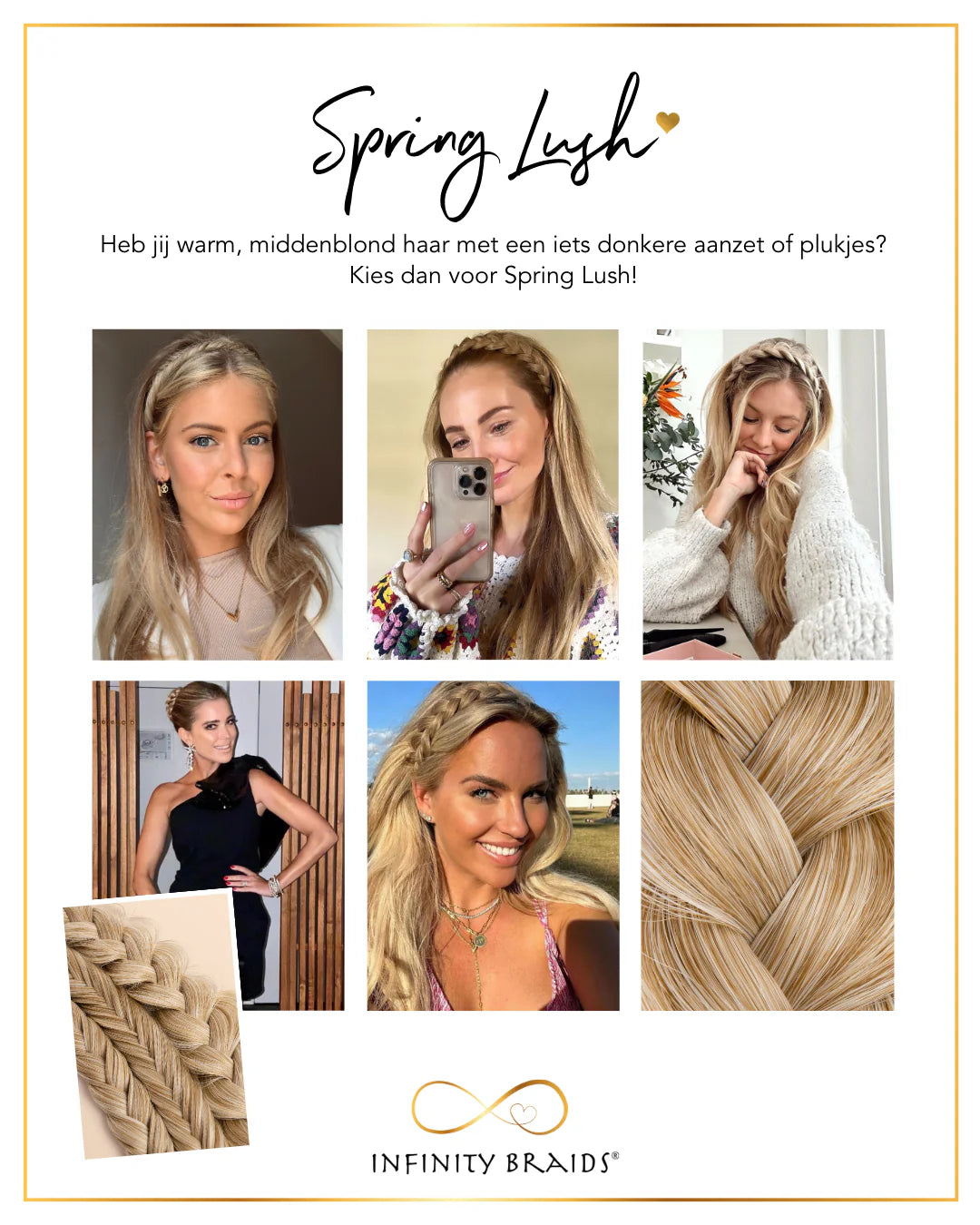 Infinity Braids Jolie Spring Lush