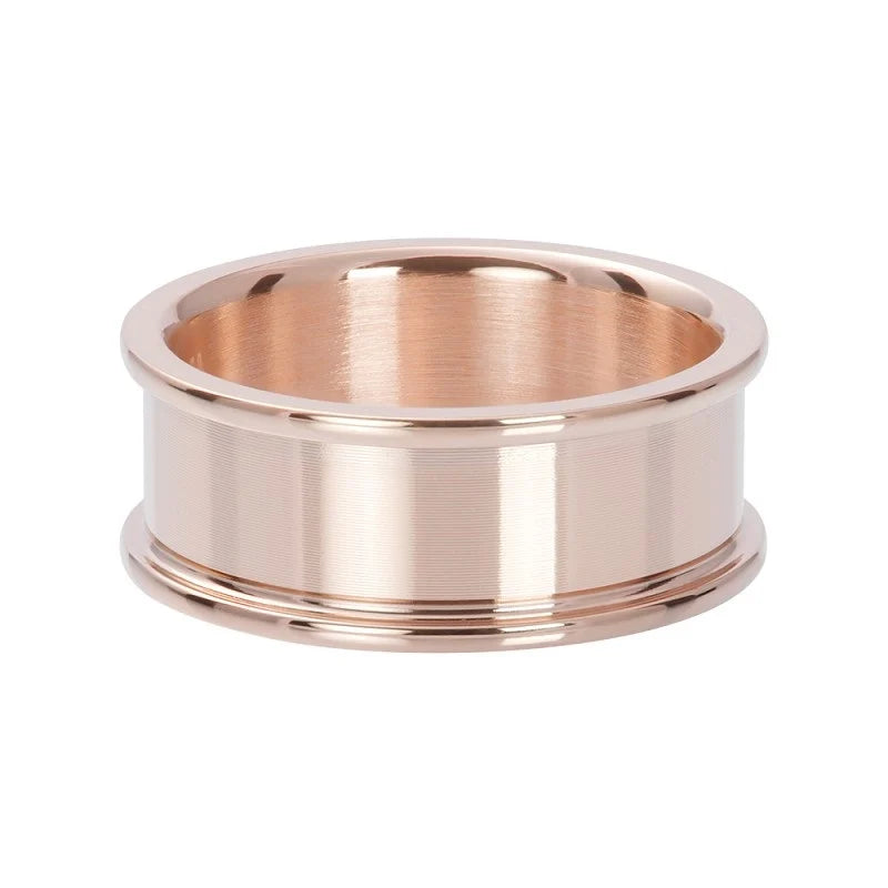 Samengestelde iXXXi ring Flat Circles Rosé-Goud