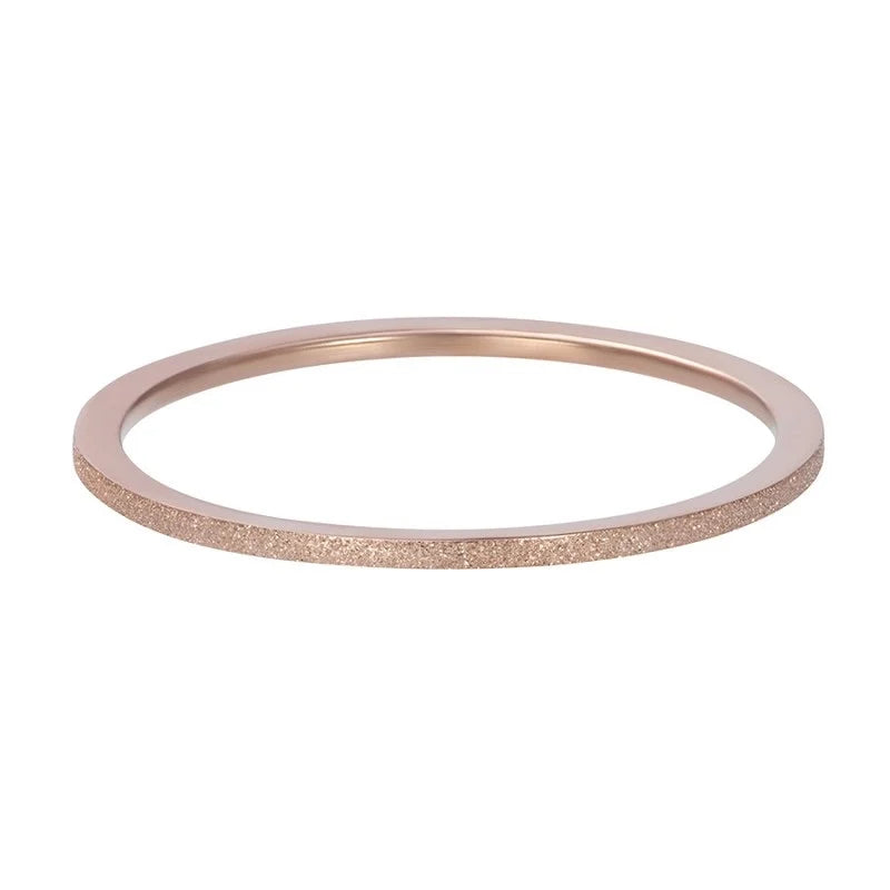 Samengestelde iXXXi ring Flat Circles Rosé-Goud