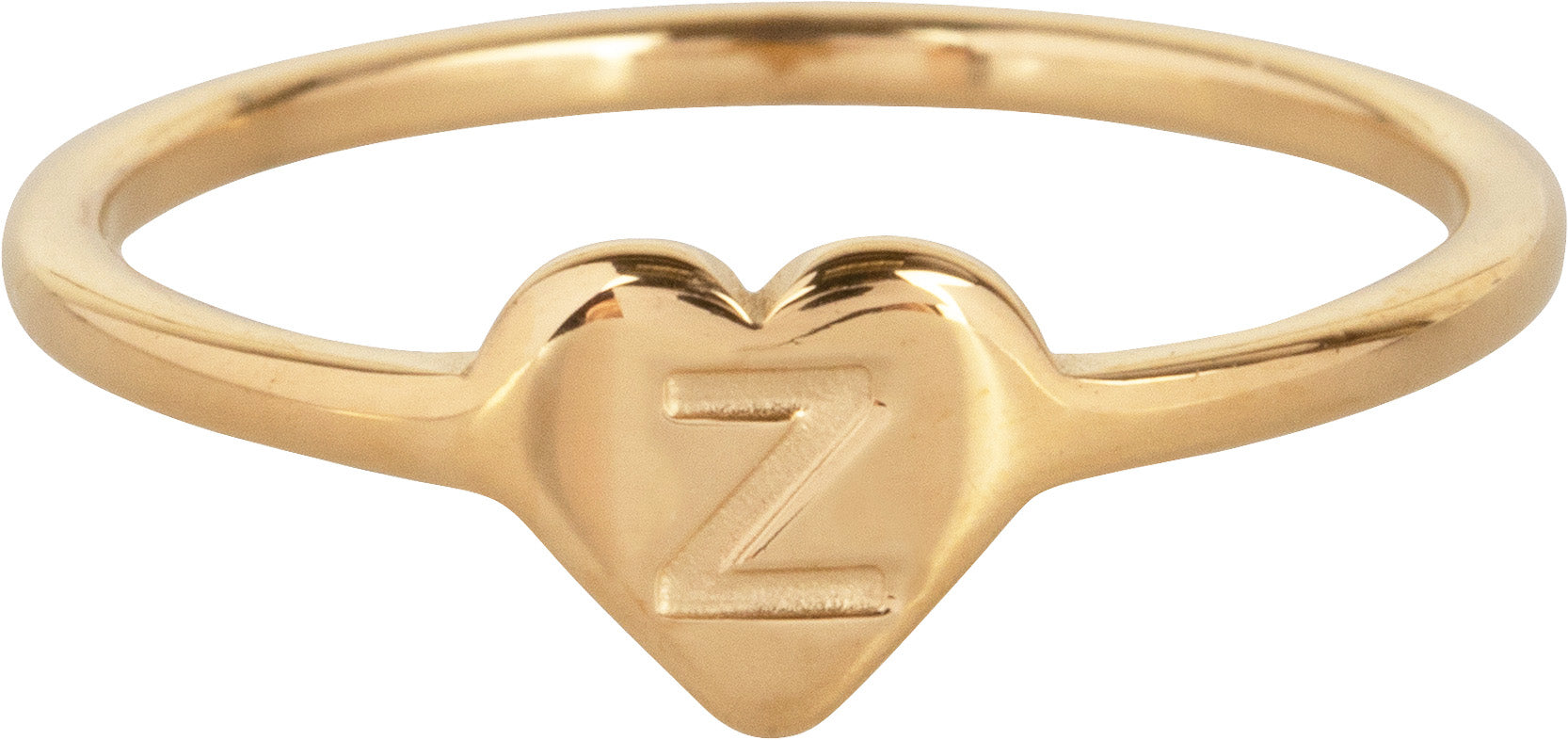Gouden heart Letter Z