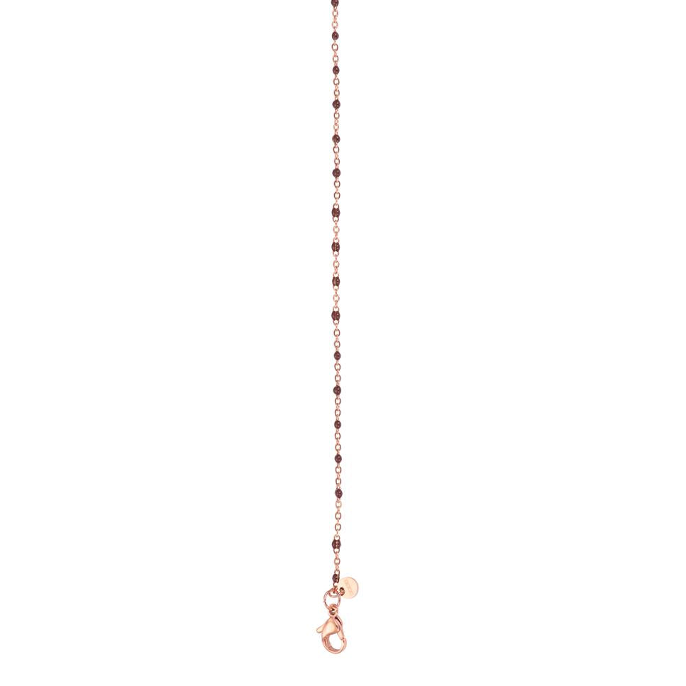 iXXXi Jewelry Collier 1mm Brown beads