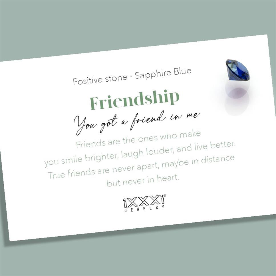 iXXXi Jewelry Creartive Sapphire blue - Friendship